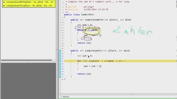 Java for 3GIG -  for loop
