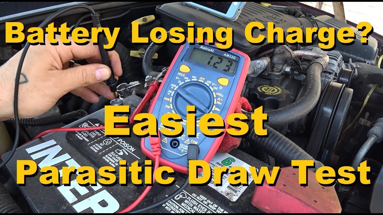 EASY - Diagnose/Fix PARASITIC BATTERY DRAW - YouTube