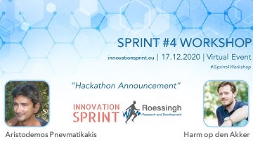 Aristodemos Pnevmatikakis, Innovation Sprint & Harm op den Akker, RRD | Sprint 4 Workshop