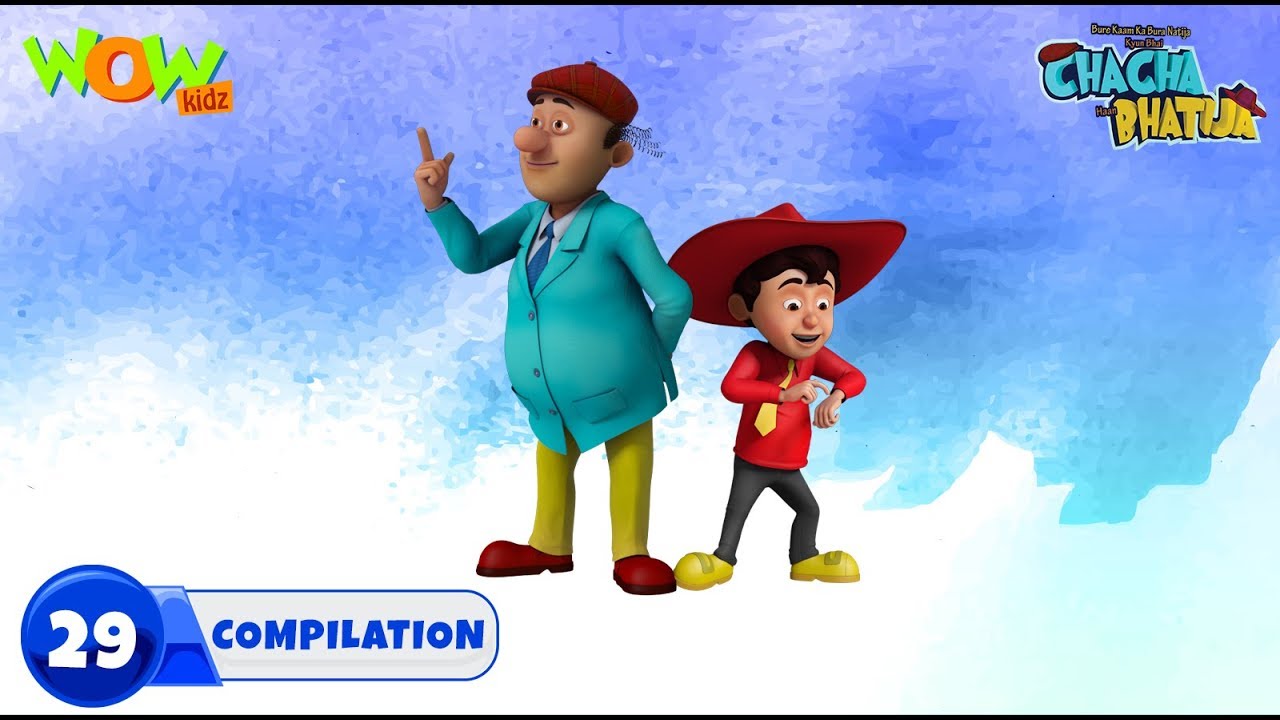 Chacha Bhatija Non stop 3 episodes | 3D Animation for kids | #29