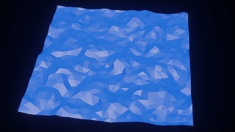Blender 2.8 Low Poly Water Tutorial