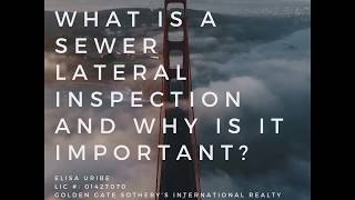 What is a Sewer Lateral Inspection and why is it important?