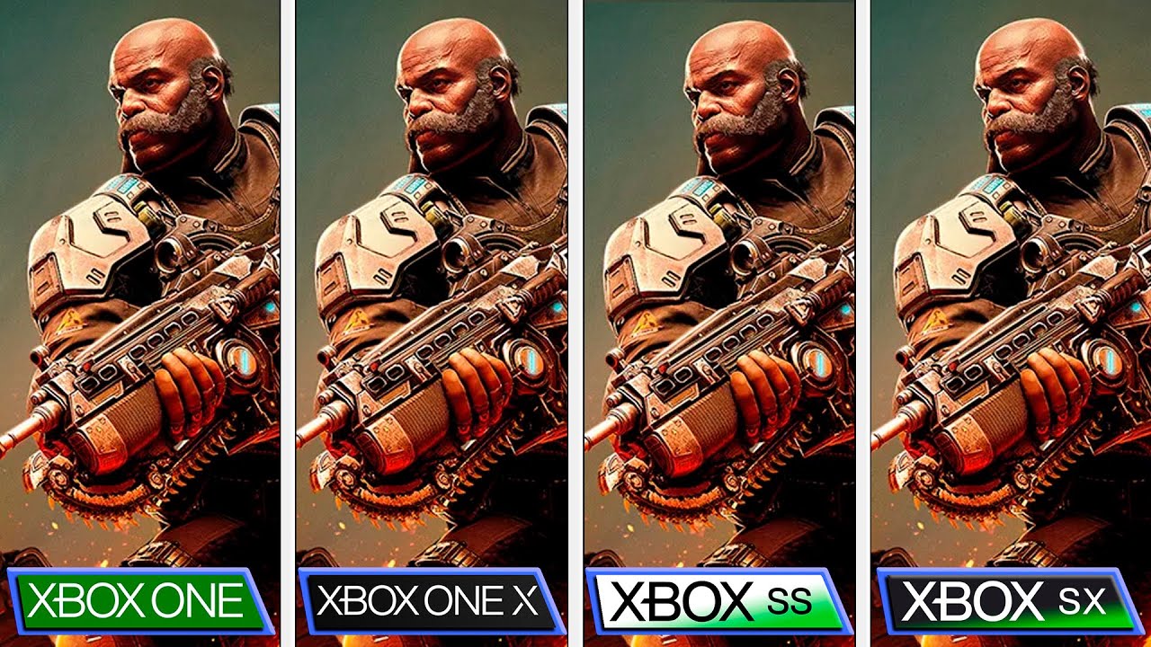 Gears 5 Xbox One X vs Xbox One vs PC Graphics Analysis: One of The