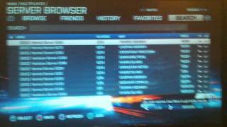 how to find empty servers on console BF3