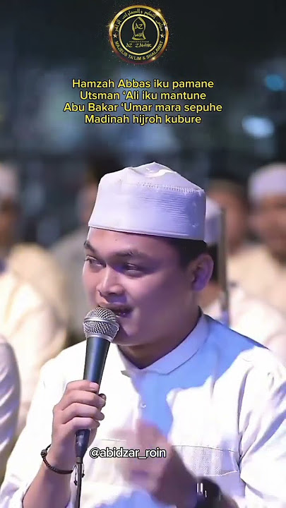 Sholawat Nasabe Kanjeng Nabi |Vokalis Gandrung Nabi | Az Zahir  #shorts #azzahir #azzahirterbaru2023