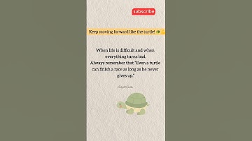 Keep moving forward like a turtle! 🐢 #motivationalquotes #motivation #quotes #psychology #trending