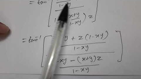 12th Maths Chapter 4 Inverse Trigonometric Functions - Class 27