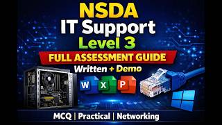 IT Support Service Level 3 (NSDA RPL) 🔥 Full Course Map &amp; Assessment Guide