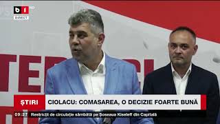 Ciolacu: Comasarea, O Decizie Foarte Bună. Știri B1Tv_1 Iunie 2024