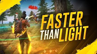FASTER THAN LIGHT #huntergod #free fire (subscribe for more)