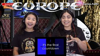 First Time Reacting to Europe - The Final Countdown (with lyrics)