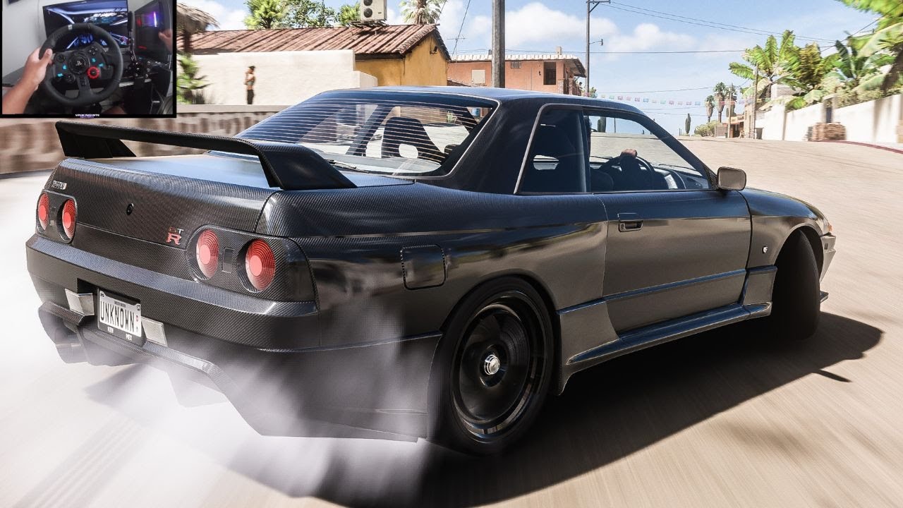 Nissan R32 Skyline GTR - Forza Horizon 5 (Wheel Gameplay) - YouTube