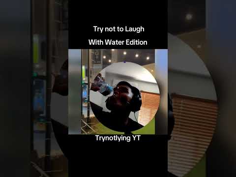 Try not to laugh with water #shorts #fyp #viral