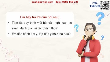 Giáo án PowerPoint Bài 2: Viết - Viết bài nghị luận so...| GA điện tử Ngữ văn 12 kết nối tri thức