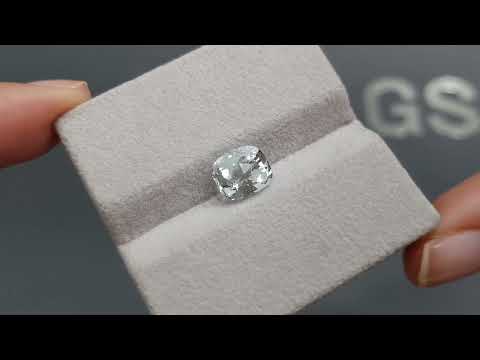 Cushion cut aquamarine 2.00 carats, Nigeria Video  № 3