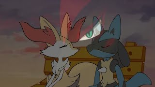 [Pokémon] Unusual Sunset ft. Braixen \& Lucario