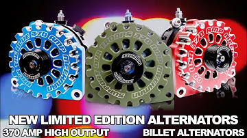 Mechman Alternators - Limited Edition - Billet High Output 370 Amp Alternators