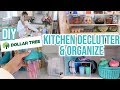 CLEAN WITH ME 2019 // DIY DOLLAR TREE KITCHEN ORGANIZATION AND DECLUTTER