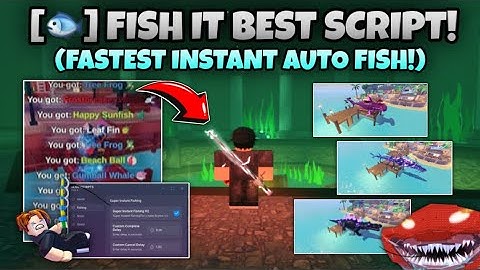 🐟FISH IT BEST NEW SCRIPT, NO KEY, 99x SPEED INSTANT FISH, MAX LUCK, GET ANY ROD & FISH SPAWNER 🎣