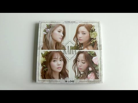 Unboxing KARA 카라 7th Korean Mini Album IN LOVE - YouTube