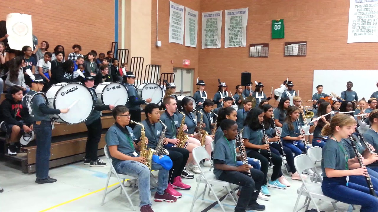 Hillview Middle school concert band 2017 2018 YouTube