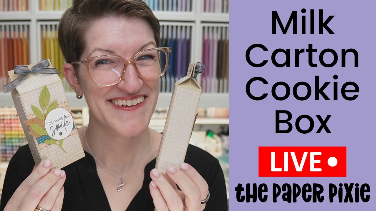 Milk Carton Cookie Box Tutorial | DIY Paper Treat Box for Cookies & Small Gifts | Episode 405