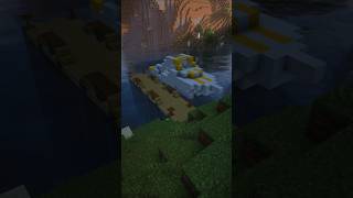 BATEAU MODERNE JAUNE en TIMELAPSE sur MINECRAFT