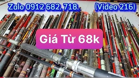 Thanh lý (3 cần chỉ 200k) cần câu nhật bãi