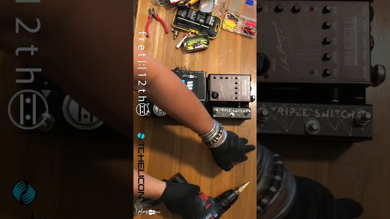 TC Helicon : Play Acoustic 🕹️ : FootSwitch Replace #fret12th
