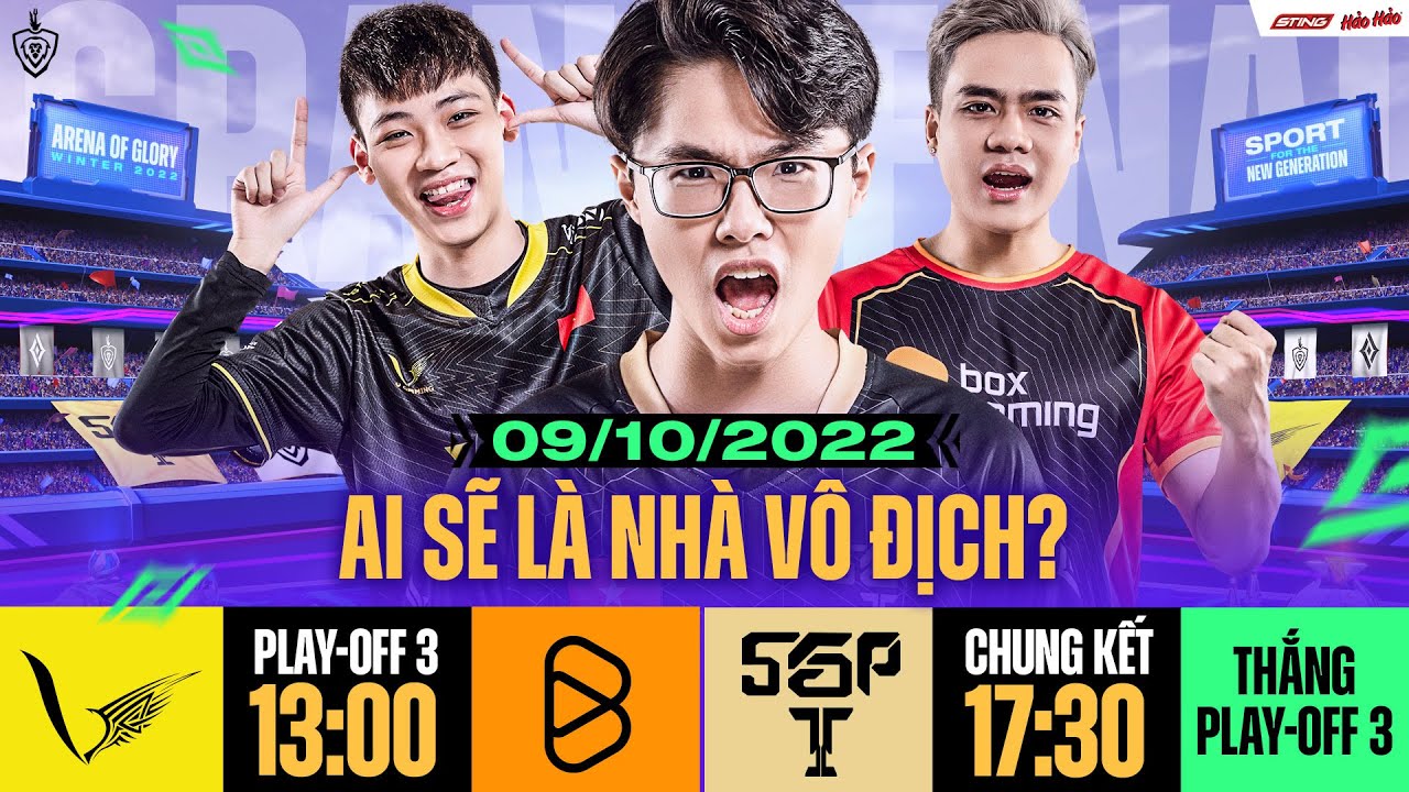 🔴 TRỰC TIẾP: SAIGON PHANTOM vs V GAMING – CHUNG KẾT ĐẤU TRƯỜNG DANH VỌNG MÙA ĐÔNG 2022 – NGÀY 09/10