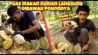 MAB0K DURIAN BAKAR HASIL PANEN DI KEBUN BELAKANG RUMAH