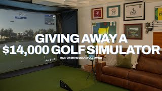 We Gave Away a $14,000 Golf Simulator! | Rain or Shine Golf x Full Swing Golf