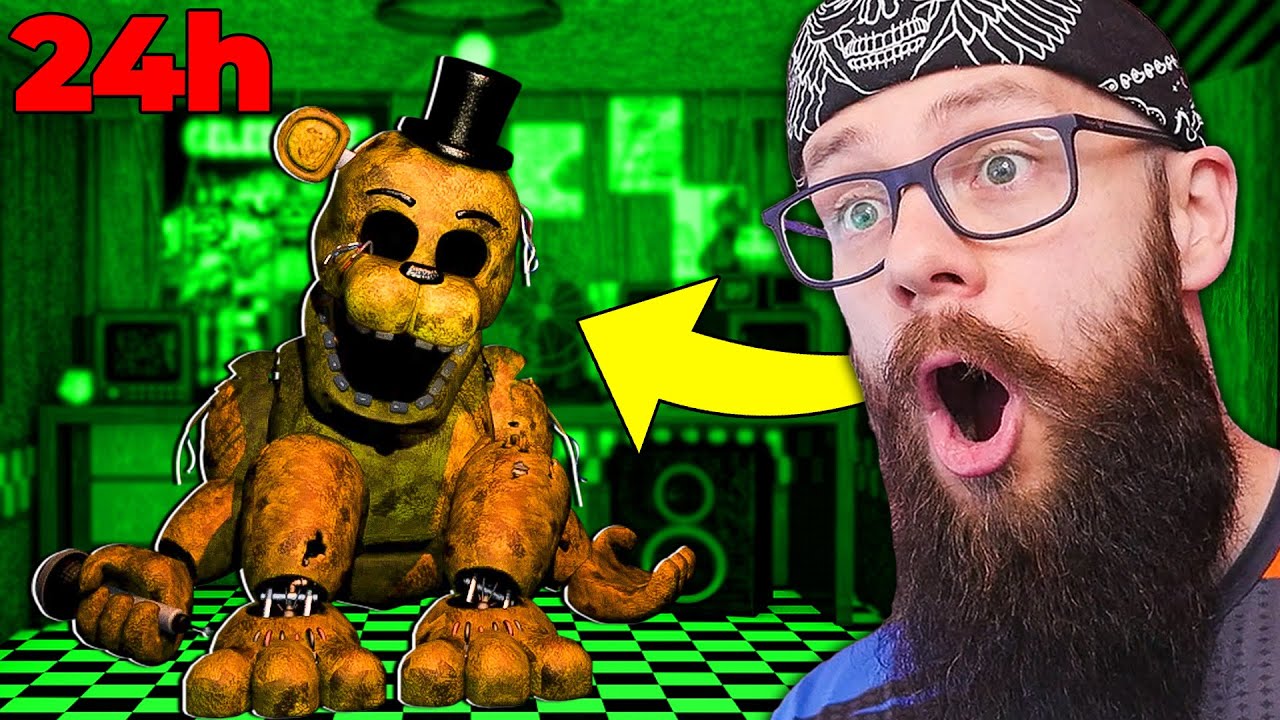 Spędziliśmy *24H* w "OPUSZCZONEJ PIZZERI" z FNAF