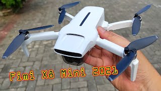 Fimi X8 Mini 2021 Tes Terbang Drone 4K 3 Axis Gimbal Jarak 8 KM