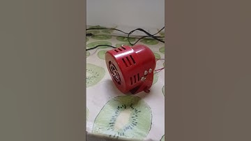 My MS-190 short alert in full power and ambience test