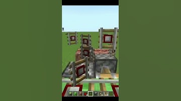 minecraft how to duplicate detector rail by AK ultra gaming #shorts
