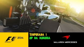 F1 2014 - HUNGRIA - CORRIDA - #03 - G27 - 720p60fps