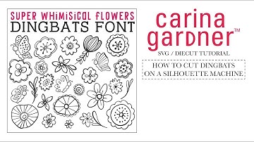 Cut from Your Silhouette Machine Dingbats