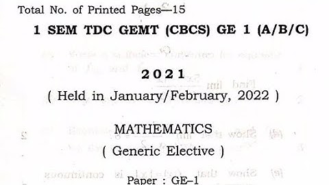 Bsc 1st sem maths generic question paper 2021 CBCS Dibrugarh University