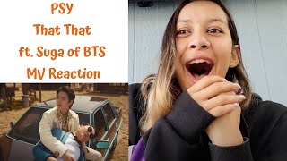 That That - PSY ft. Suga of BTS MV Reaction