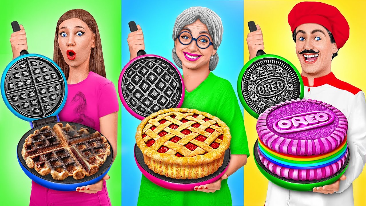 Ich vs Oma: Koch-Challenge | Verrückte Ideen Zum Kochen von Mega DO Challenge