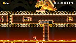 [SMM1] "Bowser bricks the wall/VERY HARD" Team 0%