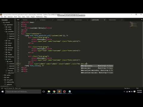 insert Data in database Codeigniter  in Hindi