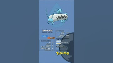 #Barboach, el #pokemon bigotudo. #pokedex #pokemongame #pokemongo #anime #shorts #hoenn #ashketchum