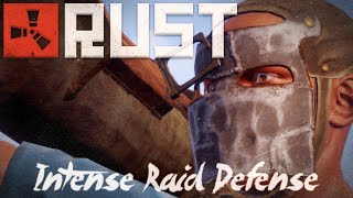 First ever RUST Video 1vs3 and 2vs8 RAID DEFENCE