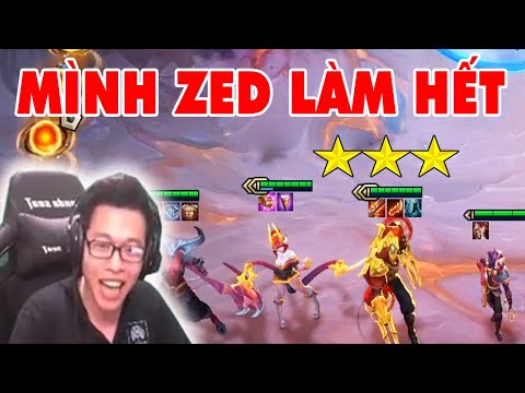 ĐTCL Mùa 4 | Siêu Zed Trở Lại - Level 3 ONEHIT 1 Nốt Nhạc | Đấu Trường Chân Lý