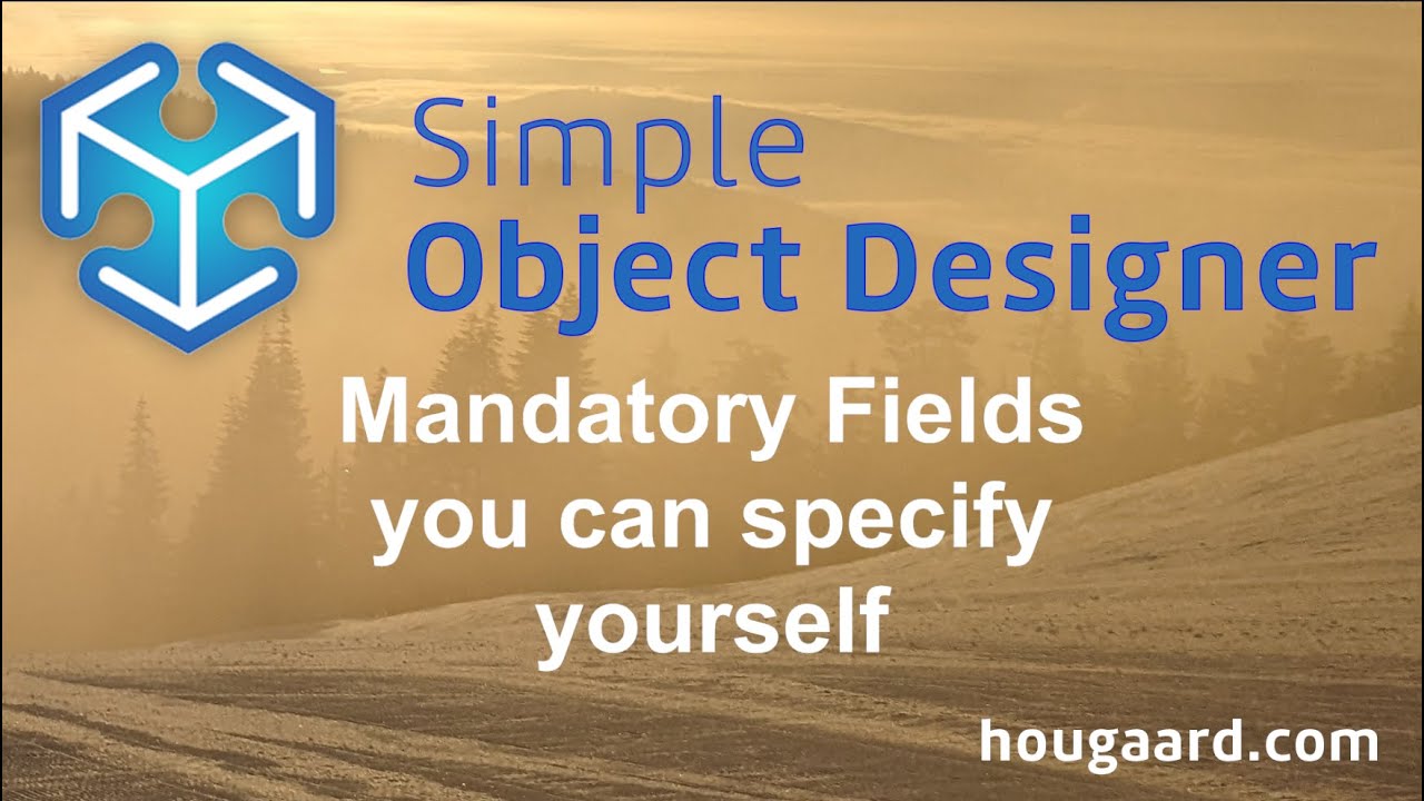 Simple objects. Exist fields