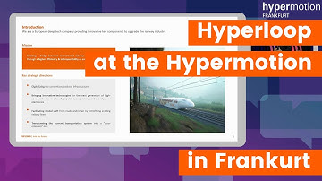 Hyperloop at the Hypermotion in Frankfurt