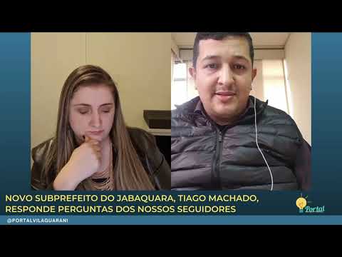 ENTREVISTA COM TIAGO MACHADO, SUBPREFEITO DO JABAQUARA