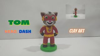 How to make TOM with clay |Talking Tom Hero Dash | Clay art - Vicky25Crafts screenshot 2